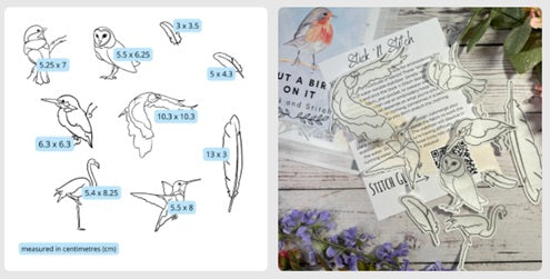 Put a Bird On It - Stick & Stitch Pack
