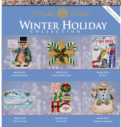 2025 Winter Holiday Ornament Kits by Mill Hill