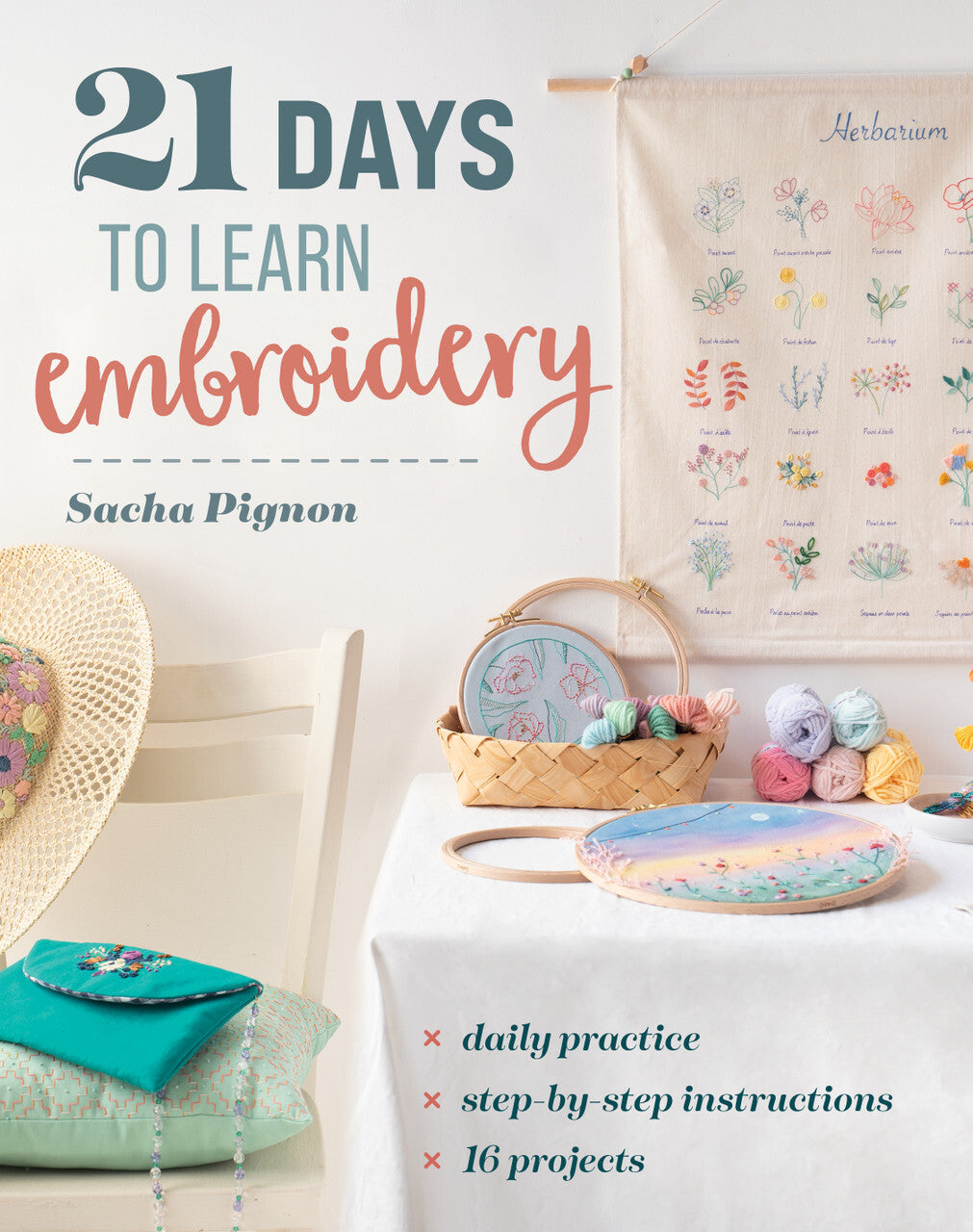 21 Days to Learn Embroidery Book