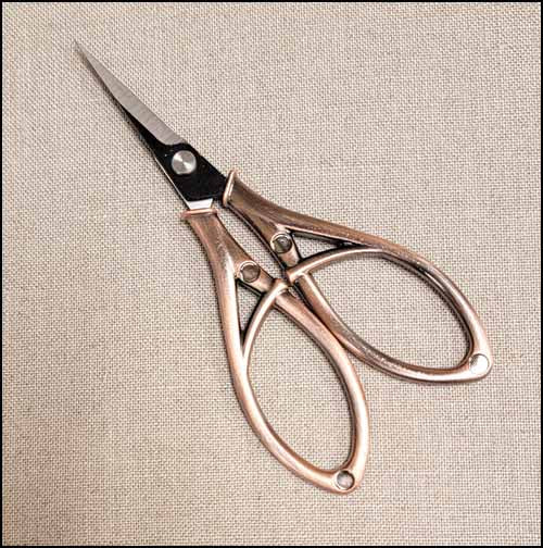 Royal (Copper) embroidery scissors - 4½"