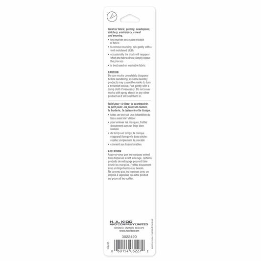 Wash-out Marker Light Blue