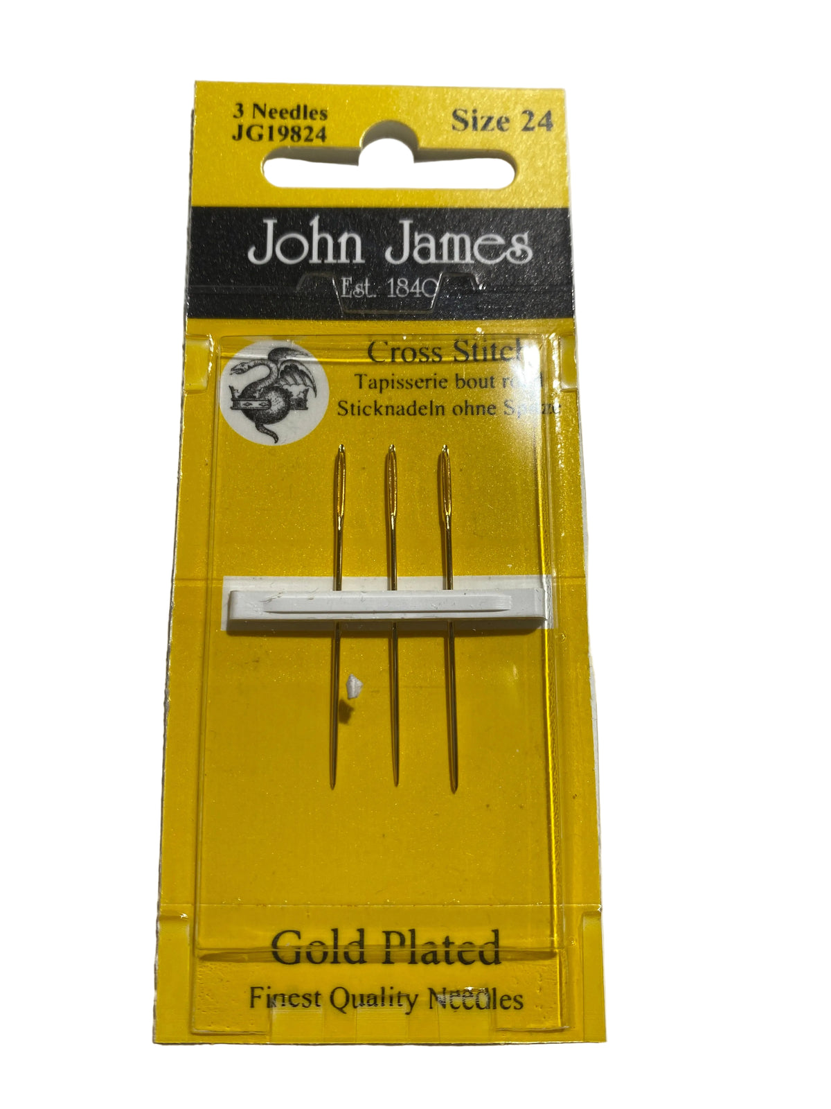 Tapestry Needles, Gold - John James