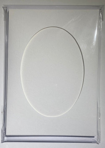 Needlework Cards (Large) - Oval Opening