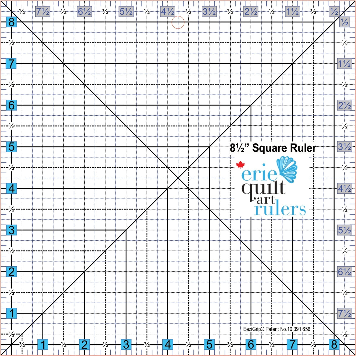 Quilting/Sewing Non-Slip Ruler - Squares