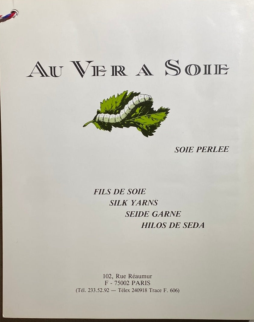 Au Ver a Soie: Carte de coloris Soie Perlée, Soie 100/3 & Soie Surfine 1302 - Real Thread Colour Card