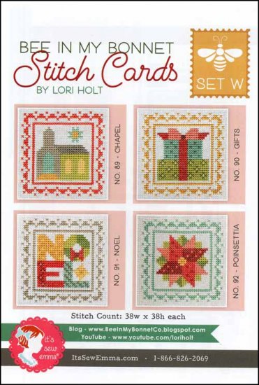 Stitch Cards Set W