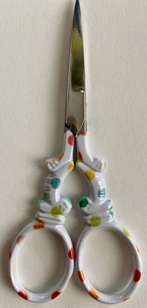Polka Dots - Colourful Handle Scissors