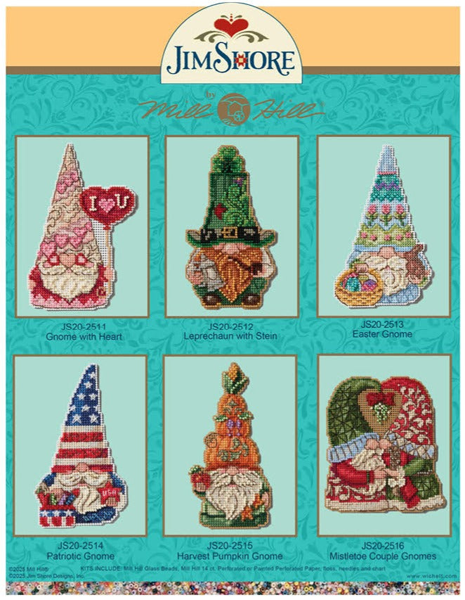 2025 Holiday Gnomes - Jim Shore for Mill Hill Beads