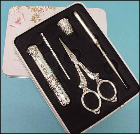 Scissor Set in Gift Box (Silver)