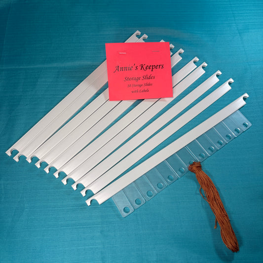 Storage Slides with Hooks - 10 units (No Thread Keepers)