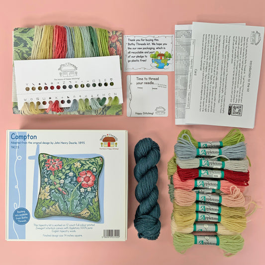 Compton by William Morris - Tapestry Pillow Kit
