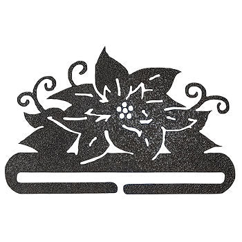 Poinsettia - 6" wide - Charcoal