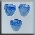 12032 - Small Bell Flower Marbled Light Blue