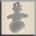 12060 - Frosted Snowman Matte Crystal (foiled)
