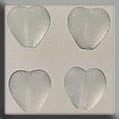 12087 - Medium Channeled Heart Matte Crystal