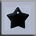 12221 - Small Flat Star Black