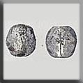 12248 - Round Cut lined BEAD Crystal/Silver