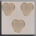 12272 - Channeled Heart Matte Smokey Topaz