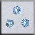 13014 - Round BEAD Aquamarine AB