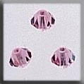 13031 - Rondele Light Rose AB 4mm