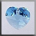 13038 - Small Heart Aquamarine