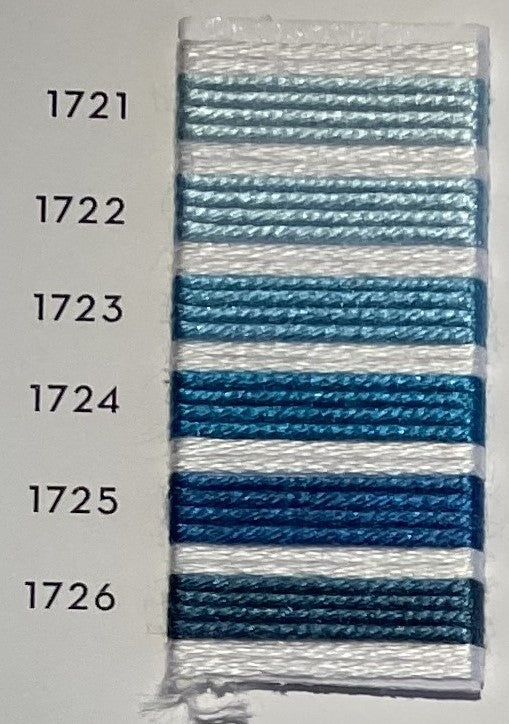 Soie d’Alger® - 5M skein - Blue Green Colour Range