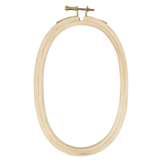 Embroidery Hoops - Wooden Oval