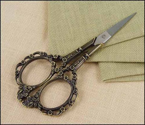 Victorian (Red Bronze Handles) Embroidery Scissors