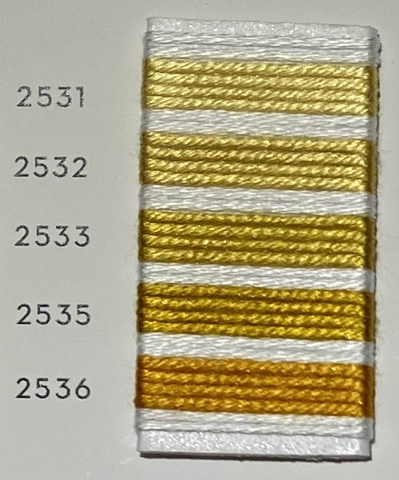 Soie d’Alger® - 5M skein - Yellow Colour Range