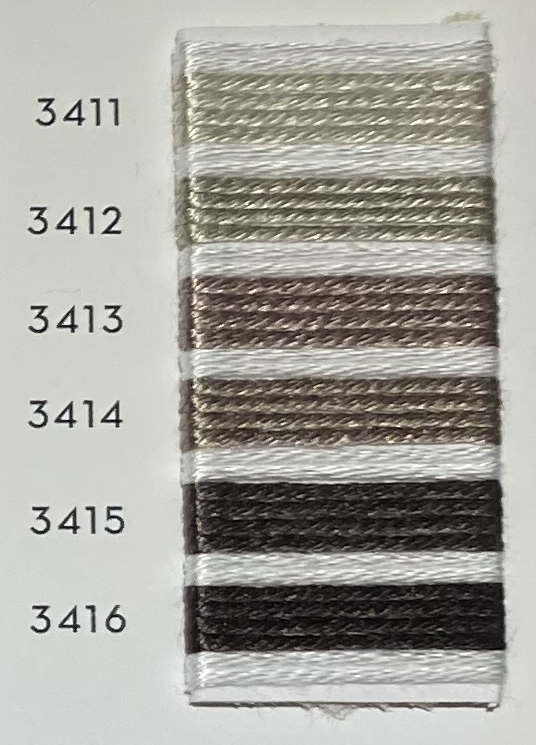 Soie d’Alger® - 5M skein - Brown Colour Range