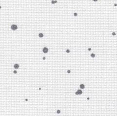 White (Grey Splash) - Aida 110cm - 14 count METRIC