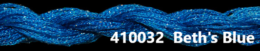 Metallic (Overdyed) - Braid # 4 Group 1 (Range 410s)