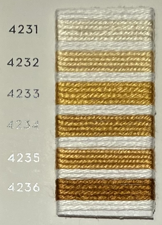 Soie d’Alger® - 5M skein - Yellow Orange Colour Range