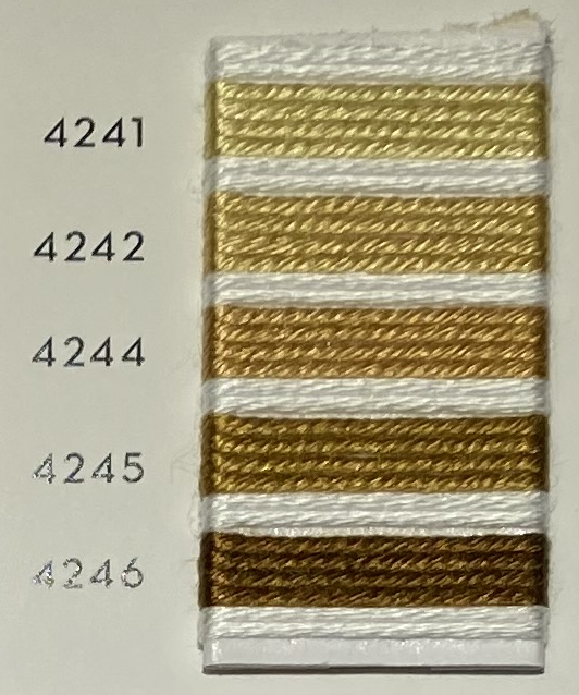 Soie d’Alger® - 5M skein - Yellow Orange Colour Range