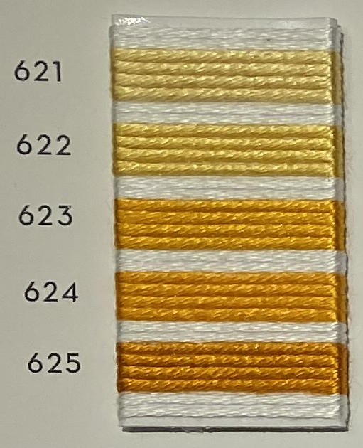 Soie d’Alger® - 5M skein - Yellow Orange Colour Range