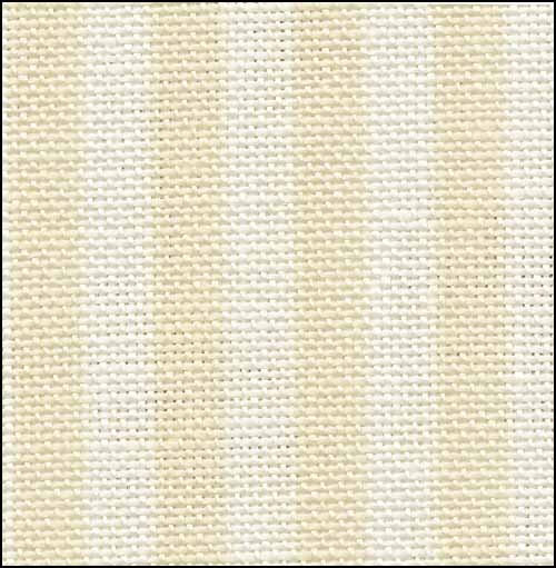 Parisian Neutral Stripe - Linen - 32 count (Clearout)
