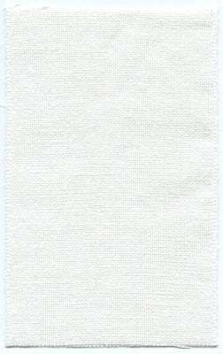 White - Linen - Banding 4" - 28 count