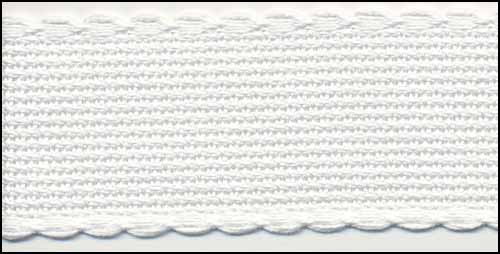 White - Aida Banding 1 1/8" (30mm) - 14 count