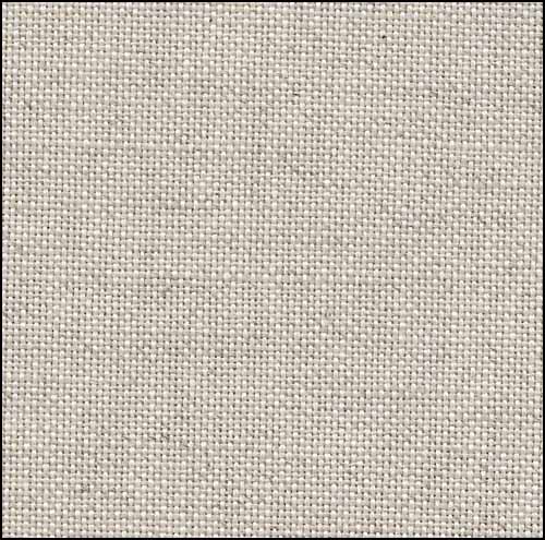 Raw Mallow - Linen Blend - Surface Embroidery