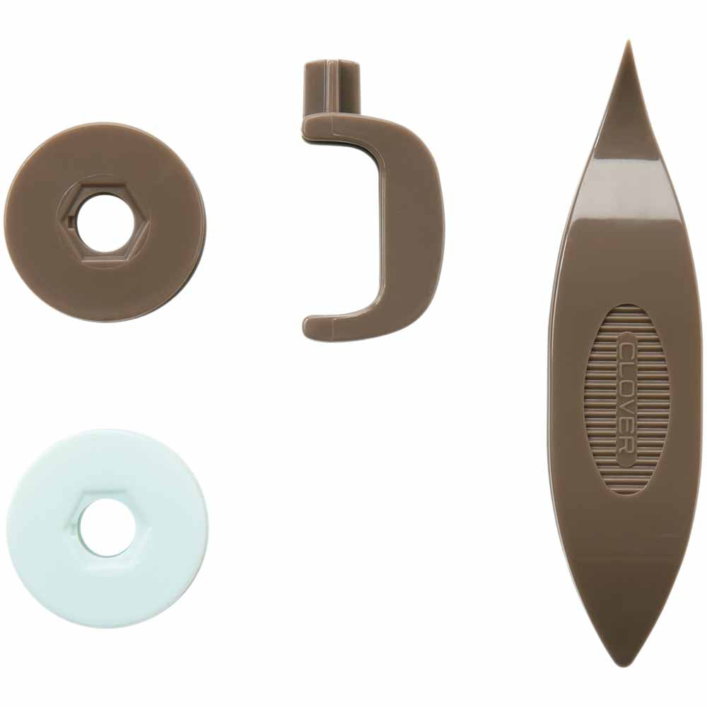 Bobbin Tatting Shuttle - Brown - 4pcs.
