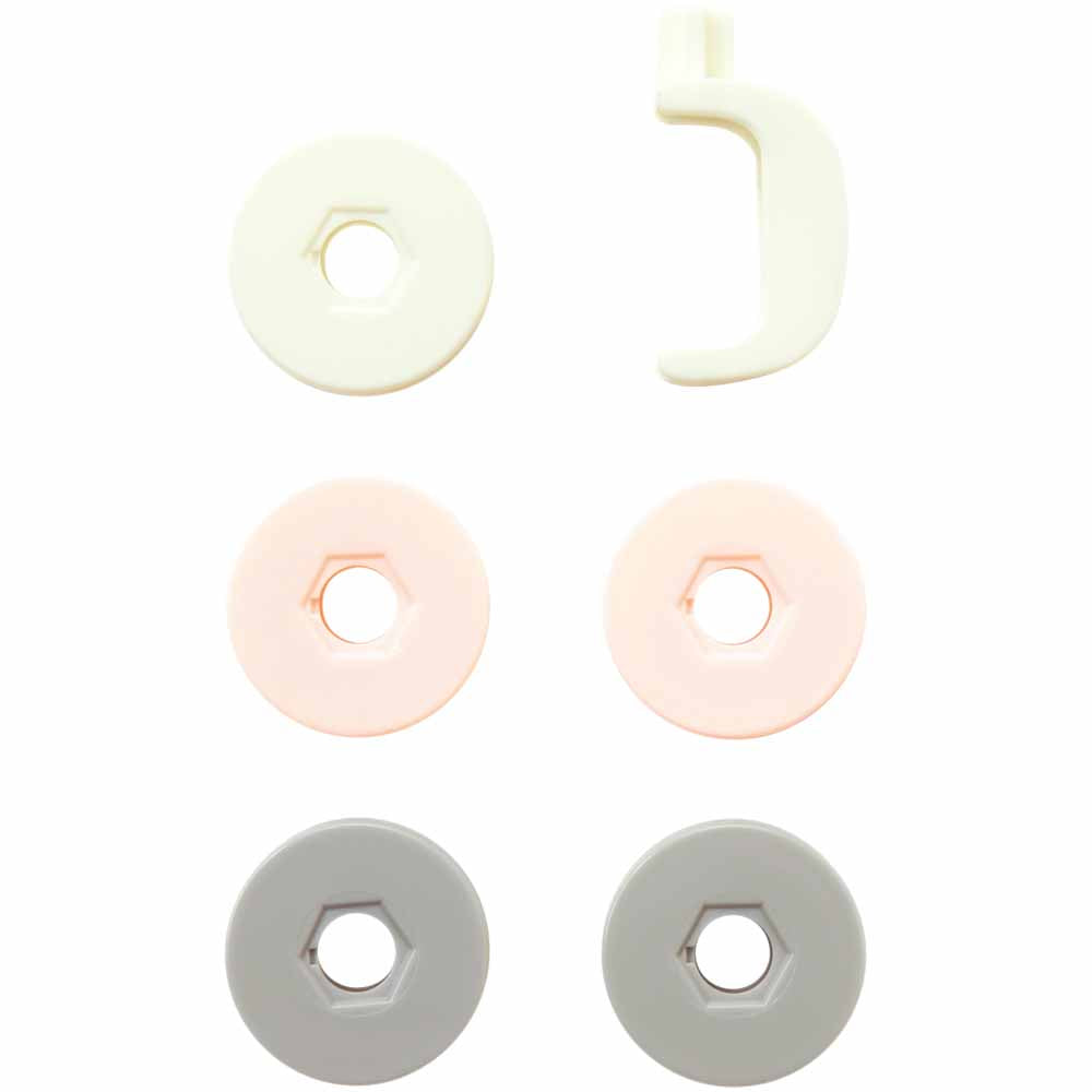 Spare Bobbin Set for Bobbin Tatting Shuttle - White - 6pcs.