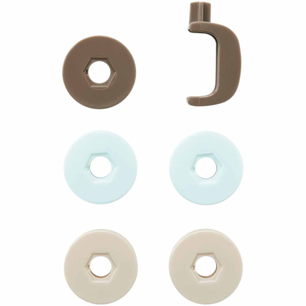 Spare Bobbin Set for Bobbin Tatting Shuttle - Brown - 6pcs.