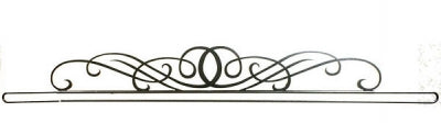 Windy Scroll - Extra Long - Charcoal | Copper