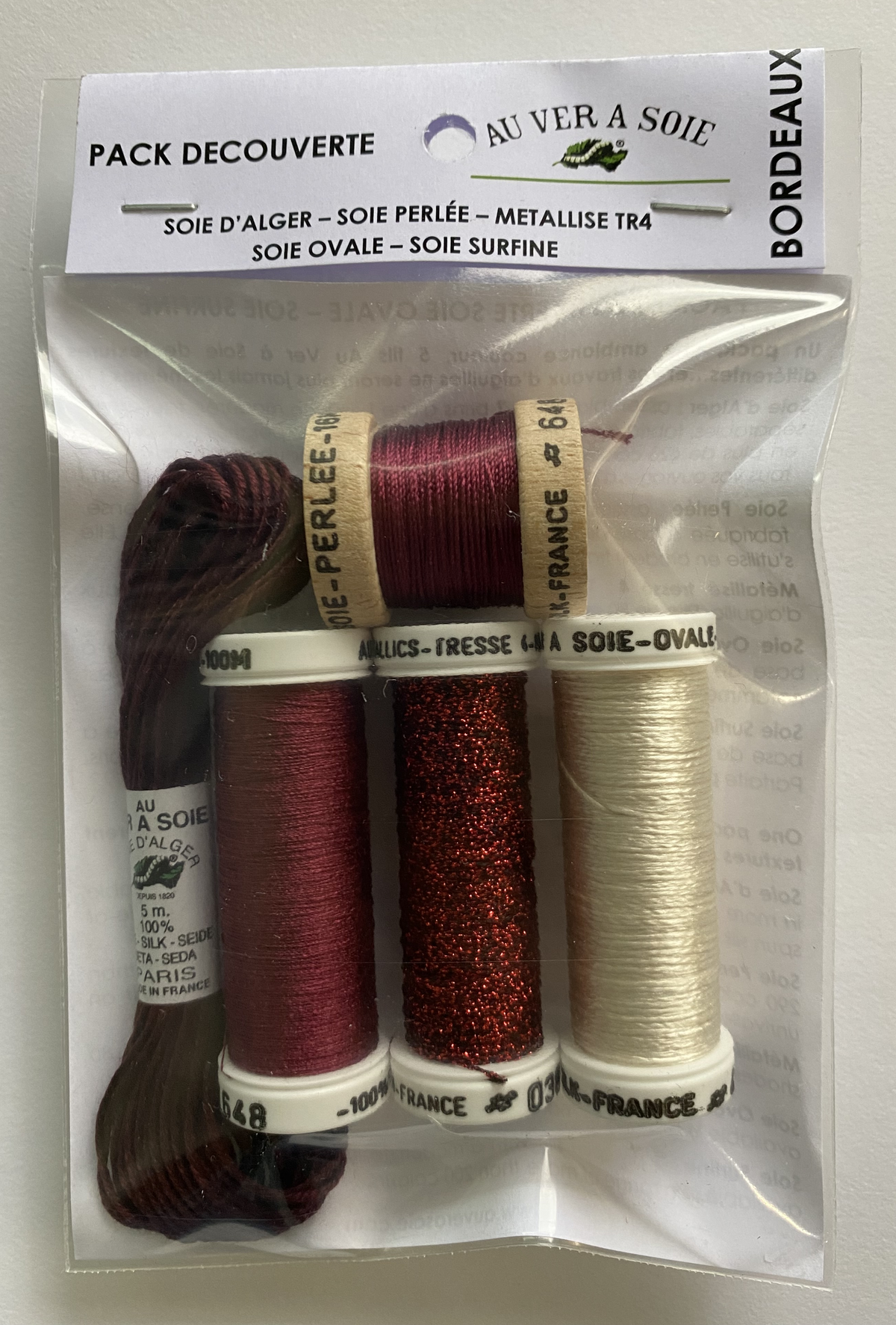 Pack Decouverte - Bordeaux | Burgundy (Ovale/Surfine)