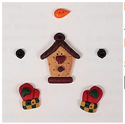 Woodland Critters & Snowman Stocking - Leaflet 476