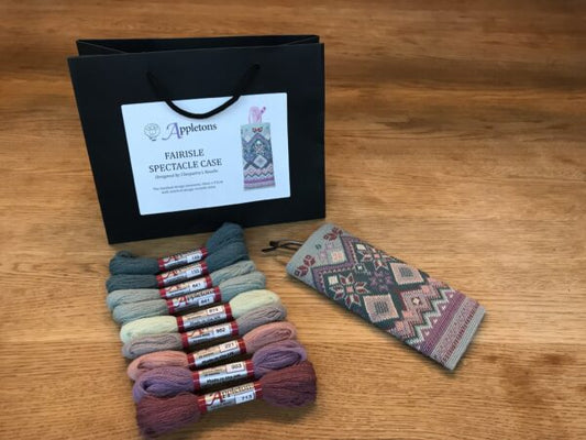 Fair Isle Spectacle Case- Appleton Tapestry Kit
