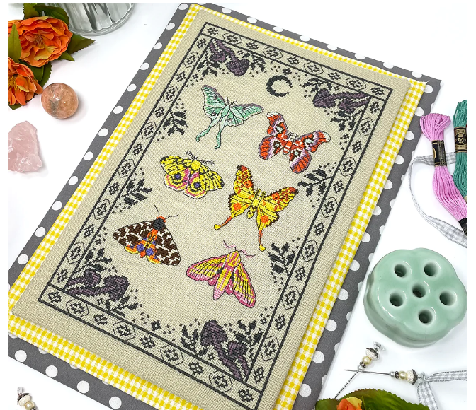 Moths & the Moon Embroidery Marketplace Calgary