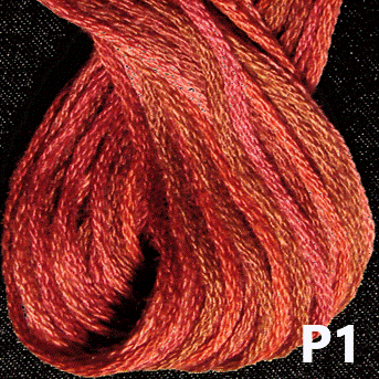Floss/Overdyed - 6 strand Skein Group 5 (Vintage Hues Collection)