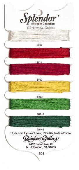 Splendor Designer Collections: SC3- Christmas Colors