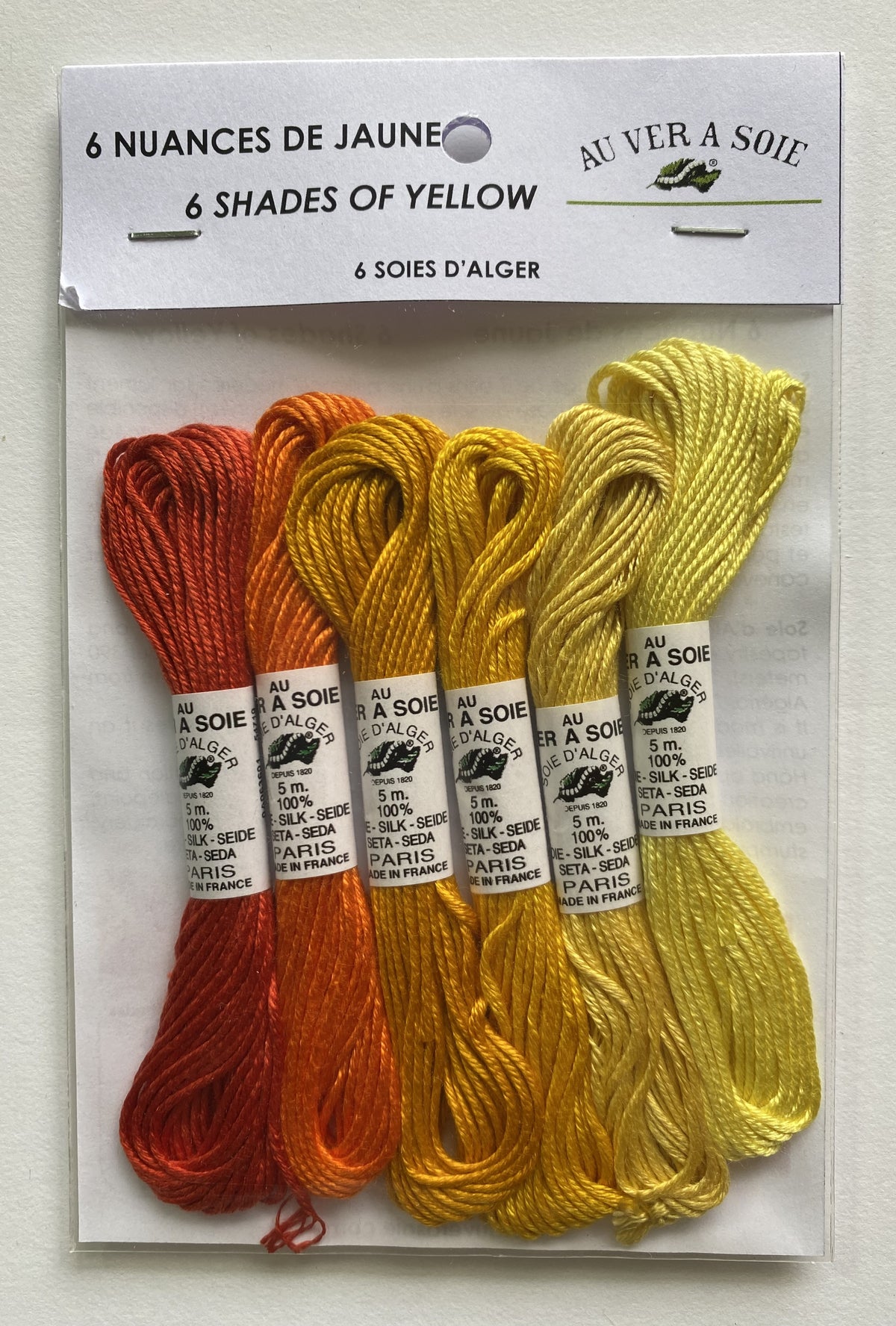 Soie d’Alger® - Nuances Jaune | Yellow